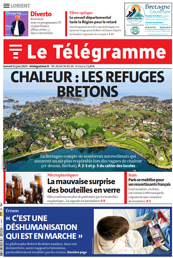 Le Télégramme [19 éditions] - 21 Juin 2025