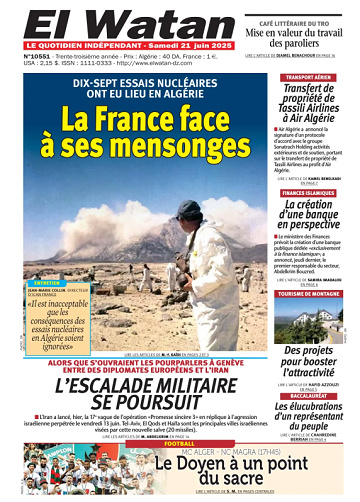 El Watan - 21 Juin 2025