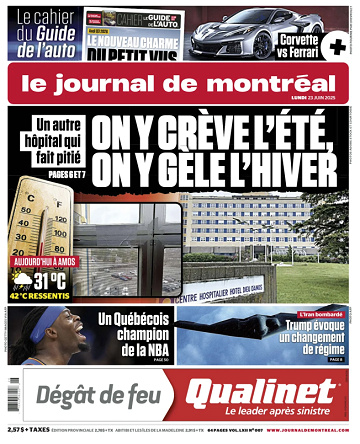 Le Journal de Montréal - 23 Juin 2025