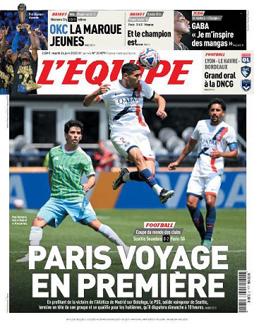 L’equipe du Mardi 24 Juin 2025