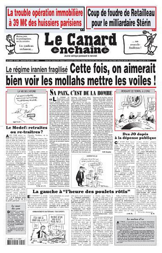 Le Canard enchaîné - 25 Juin 2025