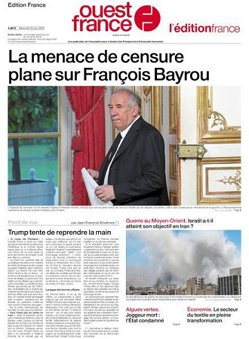 Ouest-France Édition France - 25 Juin 2025