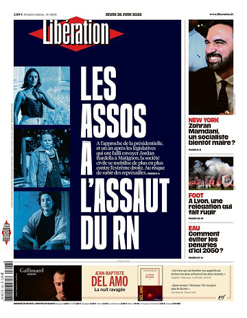 Libération du Jeudi 26 Juin 2025