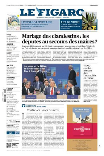 Le Figaro du Jeudi 26 Juin 2025