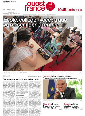 Ouest-France Édition France - 27 Juin 2025