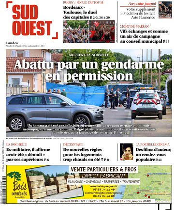 Sud Ouest (4 éditions) - 27 Juin 2025