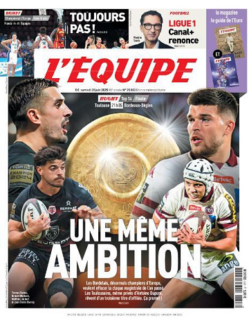 L’equipe du Samedi 28 Juin 2025