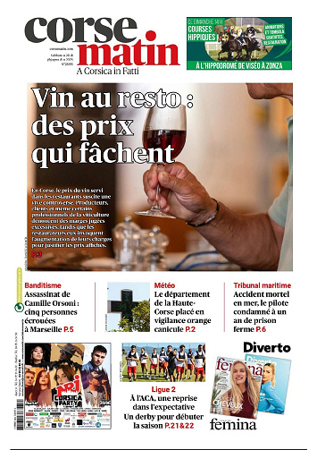 Corse Matin - 28 Juin 2025