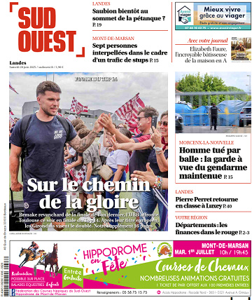 Sud Ouest (5 éditions) - 28 Juin 2025