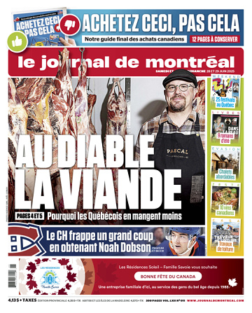Le Journal de Montréal - 28 Juin 2025