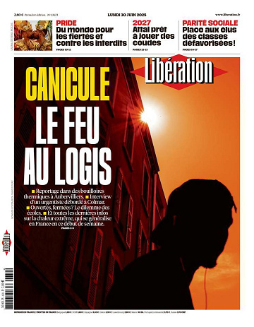 Libération du Lundi 30 Juin 2025