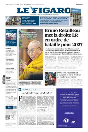 Le Figaro du Lundi 30 Juin 2025
