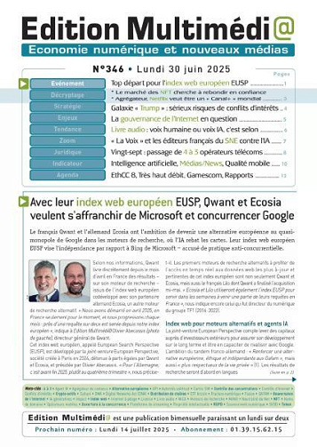 Édition Multimédia - 30 Juin 2025