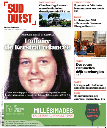Sud Ouest (5 éditions) - 30 Juin 2025