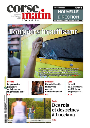 Corse Matin - 30 Juin 2025