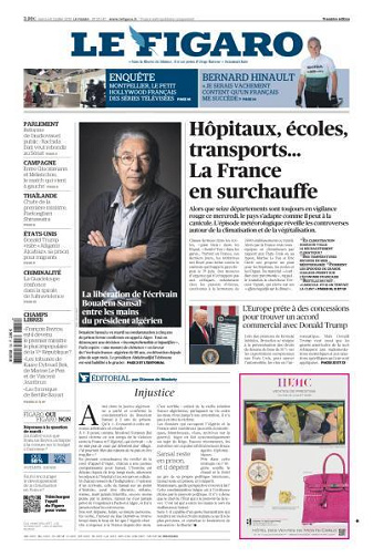 Le Figaro du Mercredi 2 Juillet 2025