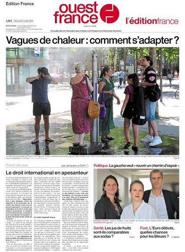 Ouest-France Édition France - 2 Juillet 2025