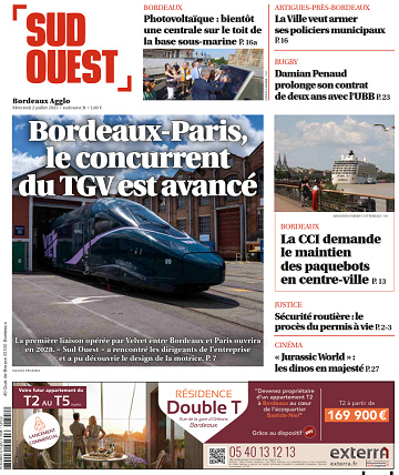 Sud Ouest (5 éditions) - 2 Juillet 2025