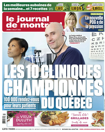 Le Journal de Montréal - 3 Juillet 2025