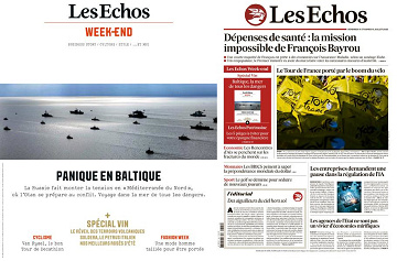 Pack Les Echos + Les Echos Week-end - 4 Juillet 2025
