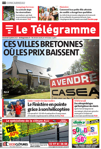Le Télégramme (7 éditions) - 4 Juillet 2025