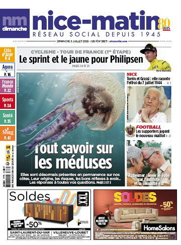 Pack Journaux Groupe Nice-Matin (3 éditions) - 6 Juillet 2025