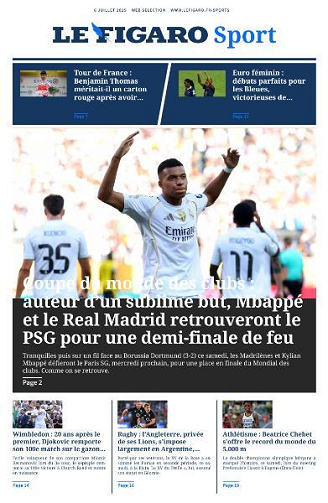 Le Figaro Sport - 6 Juillet 2025