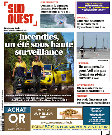Sud Ouest (6 éditions) - 7 Juillet 2025