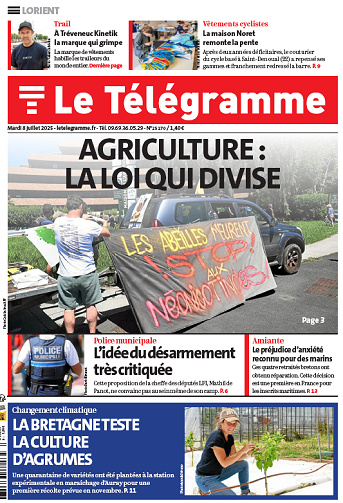 Le Télégramme (7 éditions) - 8 Juillet 2025