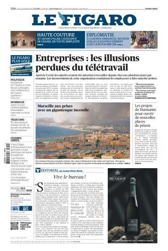 Le Figaro du Mercredi 9 Juillet 2025