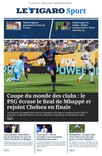 Le Figaro Sport - 10 Juillet 2025
