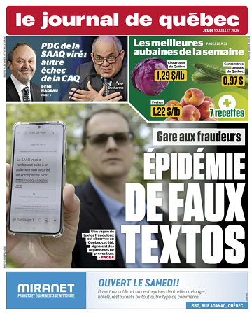 Le Journal de Québec - 10 Juillet 2025