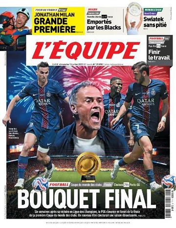 L’equipe du Dimanche 13 Juillet 2025