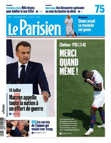 Le Parisien - 14 Juillet 2025