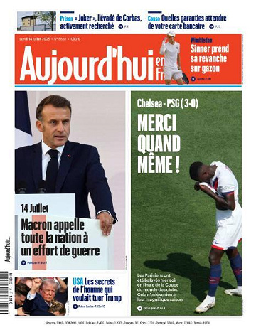 Aujourd’hui en France - 14 Juillet 2025