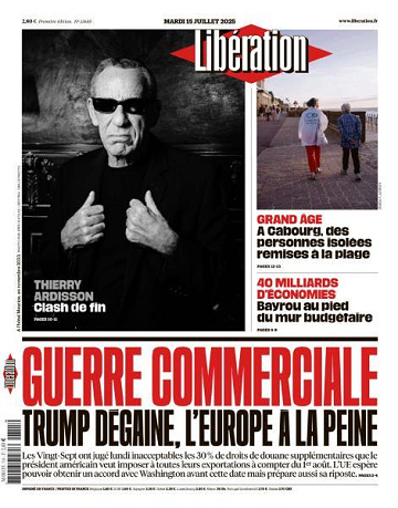 Libération du Mardi 15 Juillet 2025