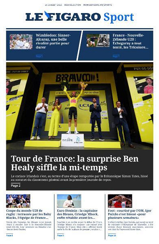 Le Figaro Sport - 15 Juillet 2025