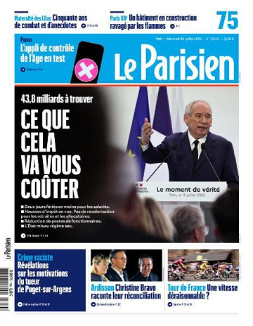 Le Parisien - 16 Juillet 2025