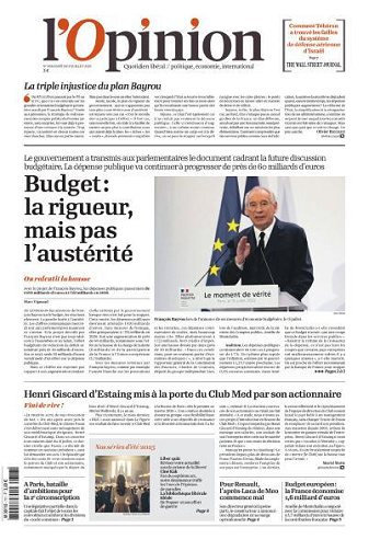 L’Opinion - 17 Juillet 2025