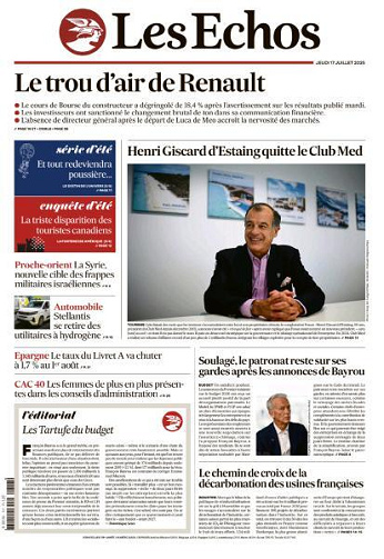 Les Echos - 17 Juillet 2025