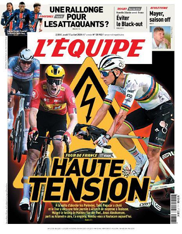 L’equipe du Jeudi 17 Juillet 2025