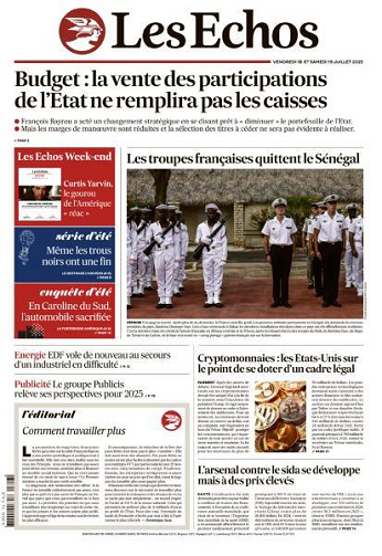 Les Echos - 18-19 Juillet 2025