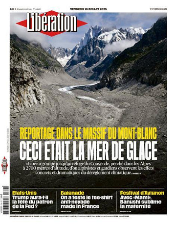 Libération du Vendredi 18 Juillet 2025
