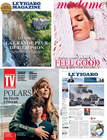 Pack Le Figaro et ses 3 suppléments - Vendredi 18 Juillet 2025