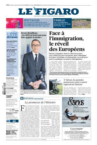 Le Figaro du Samedi 19 et Dimanche 20 Juillet 2025