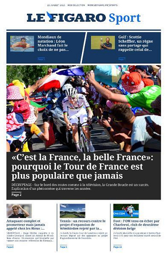 Le Figaro Sport - 22 Juillet 2025