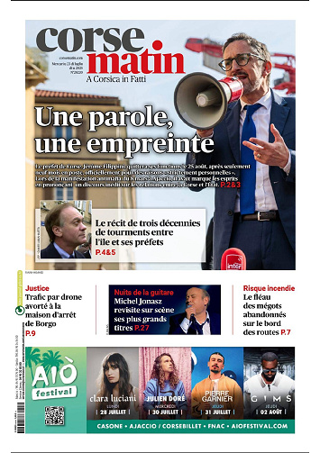 Corse Matin - 23 Juillet 2025