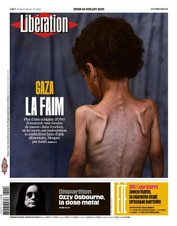 Libération du Jeudi 24 Juillet 2025