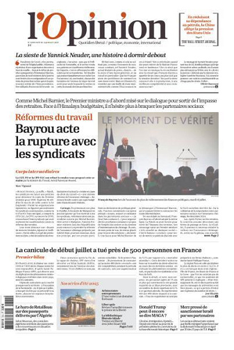 L’Opinion - 24 Juillet 2025