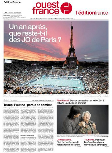 Ouest-France Édition France - 25 Juillet 2025